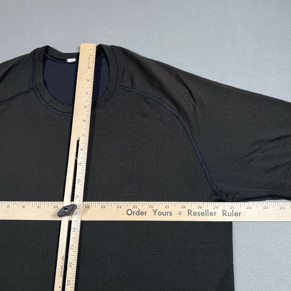 Lululemon Mens Metal Vent Tech Short Sleeve Shirt Black Size L Training Running - Picture 4 of 8